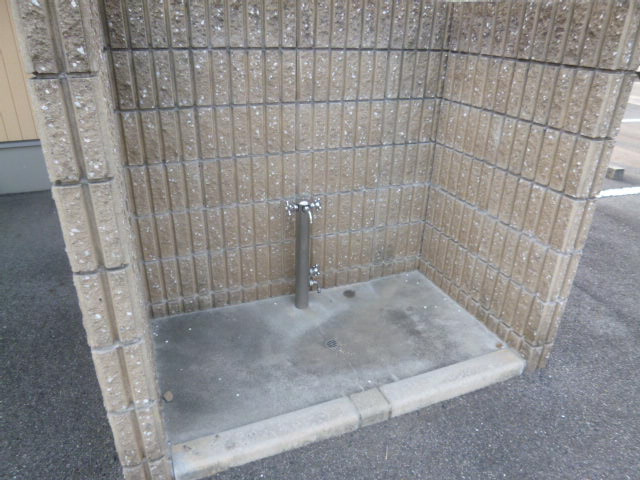 倉敷市片島町のアパートのその他共用部分|ペット用足洗い場