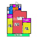 【間取り】 | ロイヤルガーデン博多アネックスの間取り