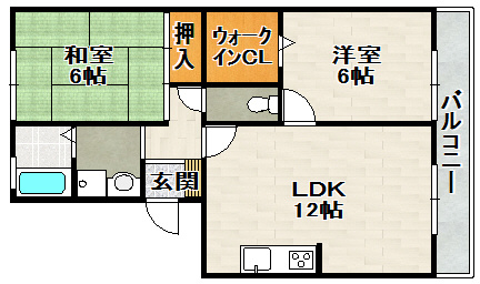 フォンテーヌⅡの間取り