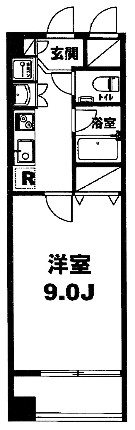 月村マンションNo.30の間取り