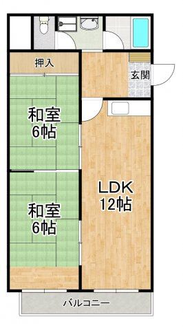 【間取り】 | ラポール百舌鳥