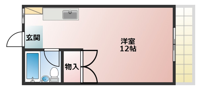 【間取り】 | コーポグリーン