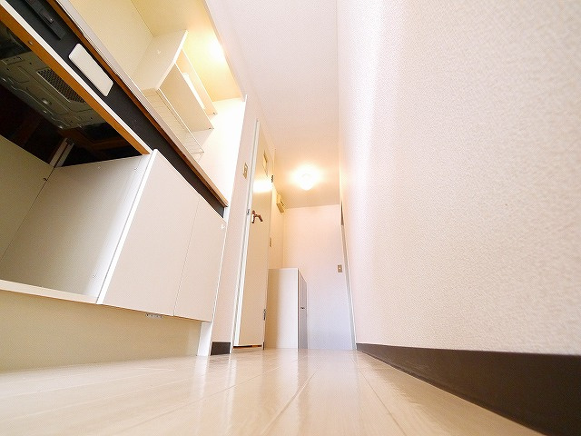 ルミエールタナカの玄関|収納もある玄関です