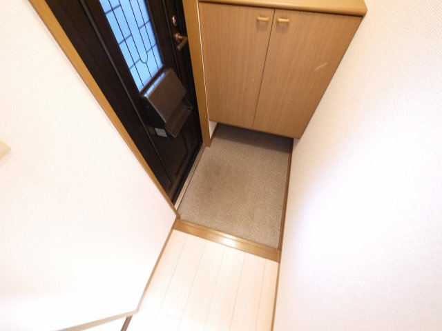 ラークハイムⅡの玄関|きれいな玄関です