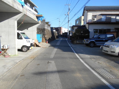 【前面道路含む現地写真】 | 高知市長尾山町分譲地