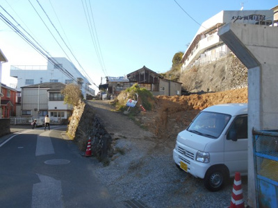 【前面道路含む現地写真】 | 高知市長尾山町分譲地