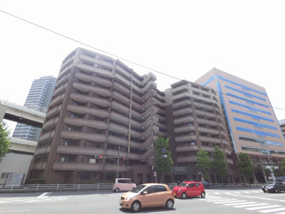 【外観】 | クレストフォルム横浜ポートサイド | 北東向き・角部屋、すべての居室がバルコニーに面した二面採光の間取りです！