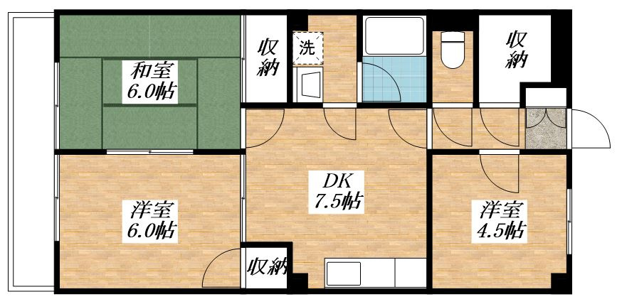 アイランドパレスの間取り