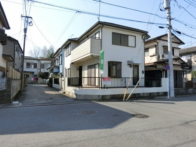 花見川区さつきが丘２丁目　戸建　積水ハウス施工　平成３年建築の外観|花見川区さつきが丘２丁目　中古戸建　積水ハウス施工　東南角地