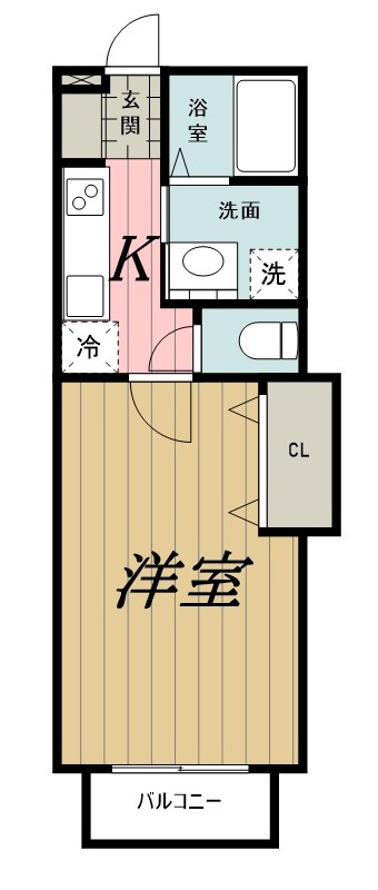コンフォート・登戸の間取り