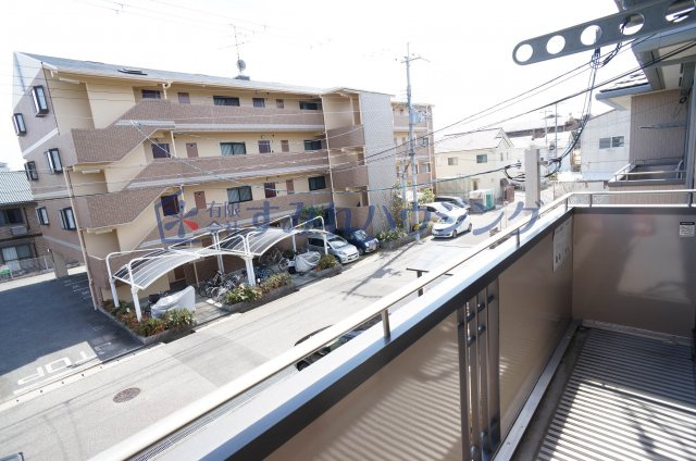 サンフォレスト荒牧のバルコニー