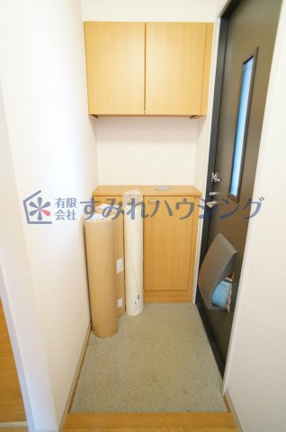 サンフォレスト荒牧の玄関