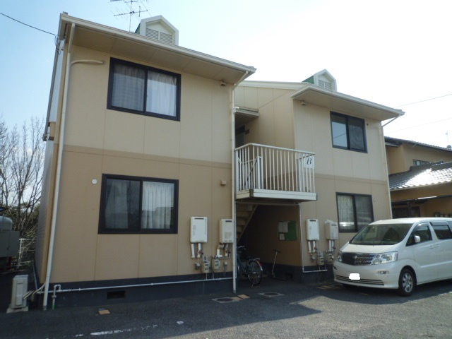 都窪郡早島町若宮のアパートの外観