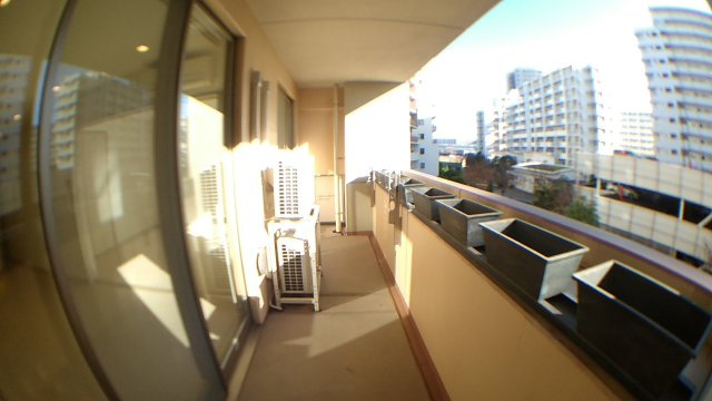 荒川区南千住３丁目の賃貸マンションのバルコニー|同反転タイプ参照