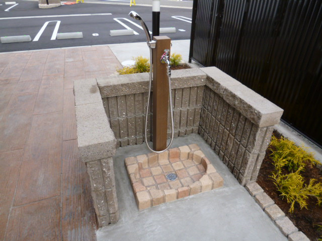 グローヴブリーズガーデンＢのその他共用部分|ペット足洗い場