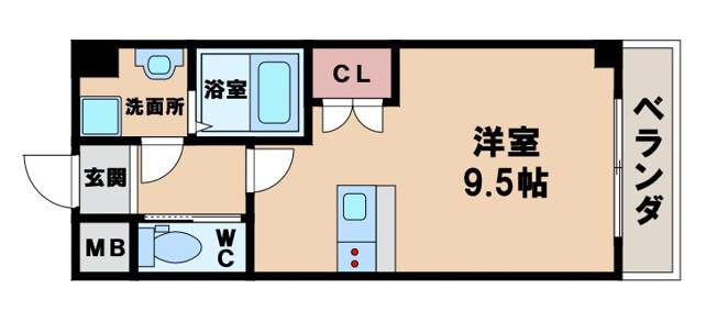 【間取り】 | サンライフ北田辺