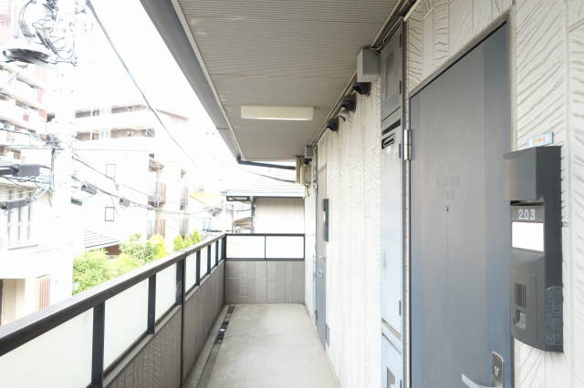 細井ハイツⅠの玄関