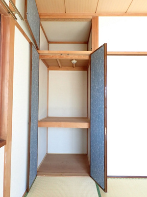 【収納】 | 第7高春荘 | 和室6帖のお部屋にある収納スペースです！大きな荷物も収納できて便利です☆