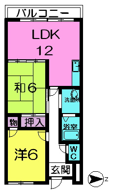 【間取り】 | ウェルネスイトーピアステージ5