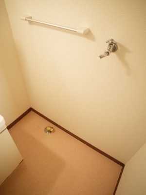 【設備】 | フラット松江 | 洗濯機置き場