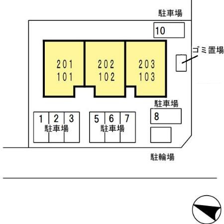 プリムローズの区画図
