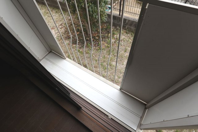 シティハイム三宅Ⅱのバルコニー