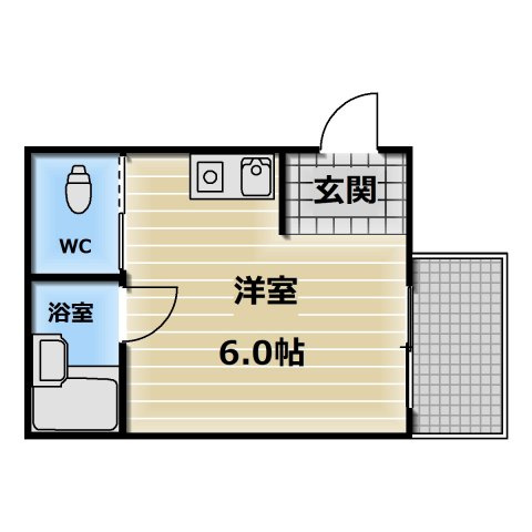【間取り】 | ハイツ菱屋