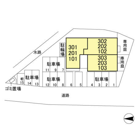 マレオッド岬の区画図