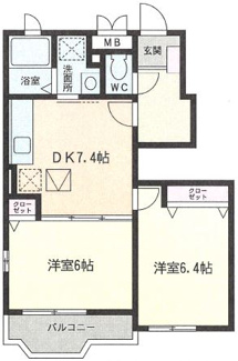 【間取り】 | フローストⅣ
