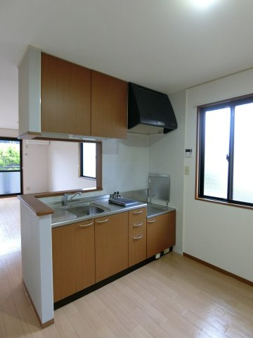 バームクーヘンA棟のキッチン