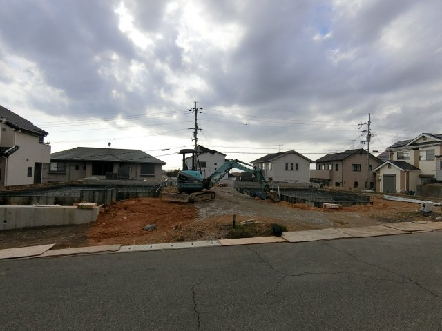 神戸市第18西区白水4号地　 新築戸建の前面道路含む現地写真|全4区画分譲です