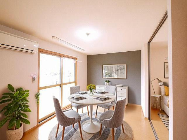 クレベールの居間・リビング|CGで家具等を配置したもので家具等は含まれません。