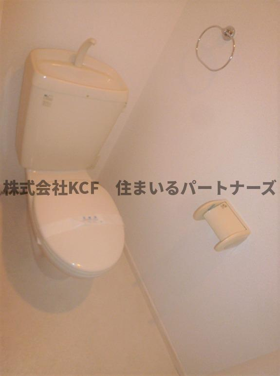 リブレア久留米駅前C棟のトイレ|コンパクトで使いやすいトイレです