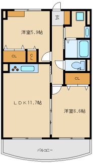 【間取り】 | カウラナイースト | 間取り図