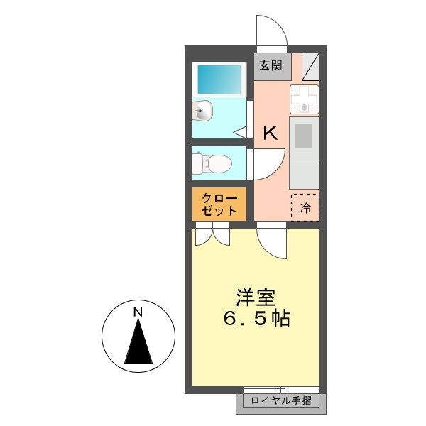 アビターレ中央Ⅰの間取り
