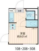 Shanti Casa四谷若葉の間取り|Shanti Casa四谷若葉