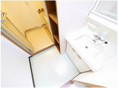 ロイヤルモアあやめ池の洗面所|洗面所です