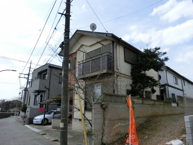 花見川区浪花町　売地　１５．５ｍ公道面　建築条件なしの外観