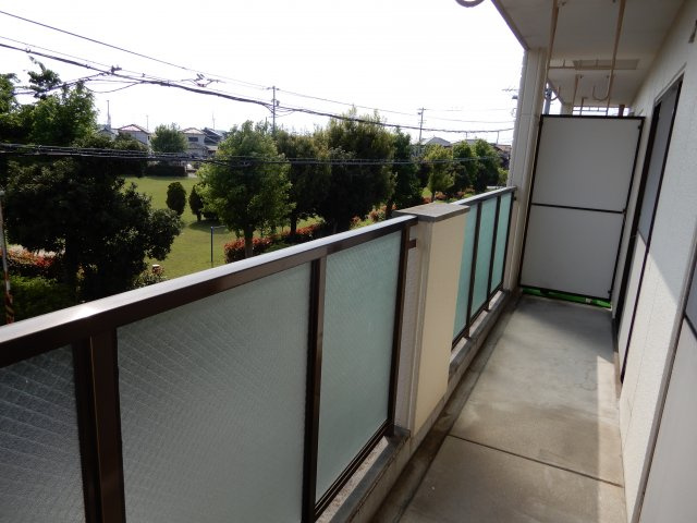 グリーンパーク新舞子のバルコニー