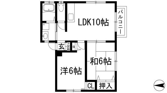 【間取り】 | メゾン翠生園