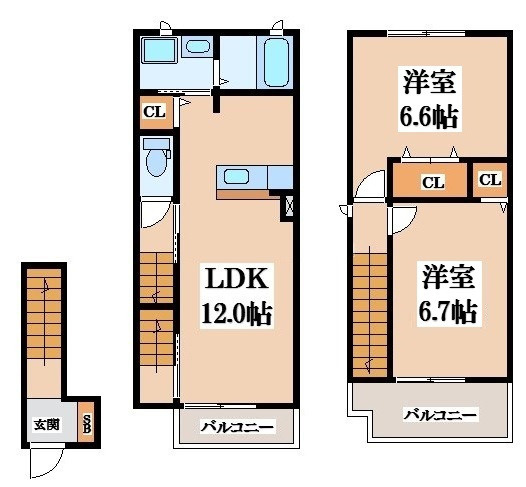 【間取り】 | メゾン・みのうら