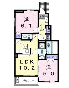 ソルテの間取り