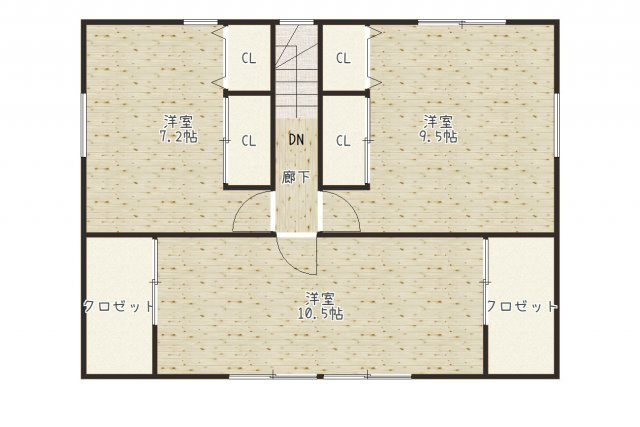 【間取り】 | 高知市西久万中古 | 2F