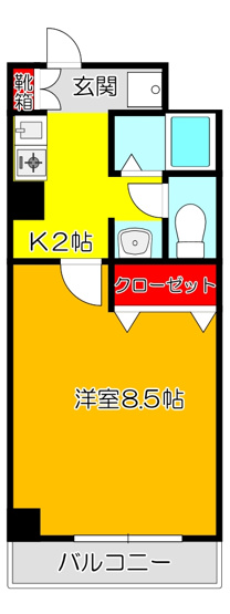 【間取り】 | M’プラザ布施弐番館