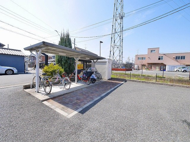 ノースフォレストのその他共用部分|自転車置き場です