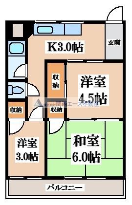 【間取り】 | オレンジマンション