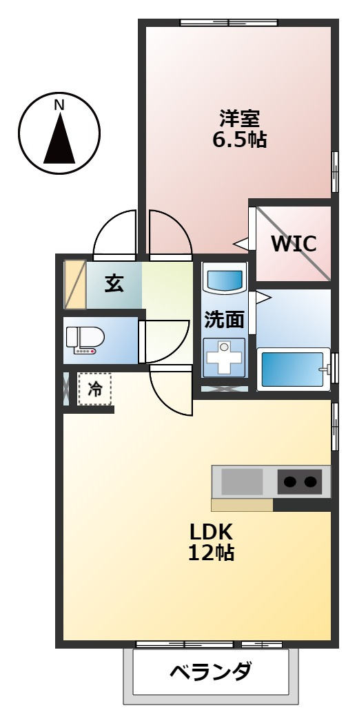 Espoir　Yutakaの間取り