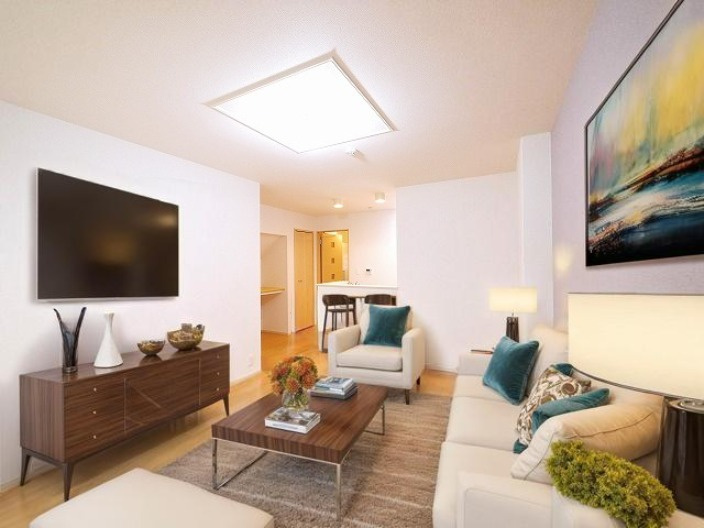 エレガント　ヒルの居間・リビング|ゆったりとしたリビングです