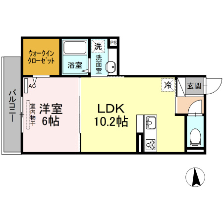 メセナ吉行の間取り