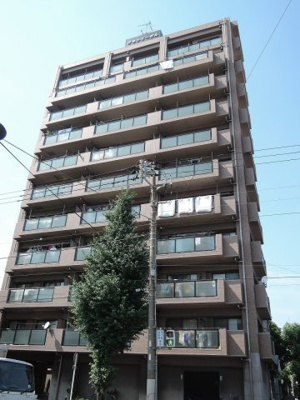 【外観】 | グランイーグル藤崎 | 9階部分・南向き・3方向角部屋につき陽当り・通風・眺望良好！夏には花火大会が望めます♪